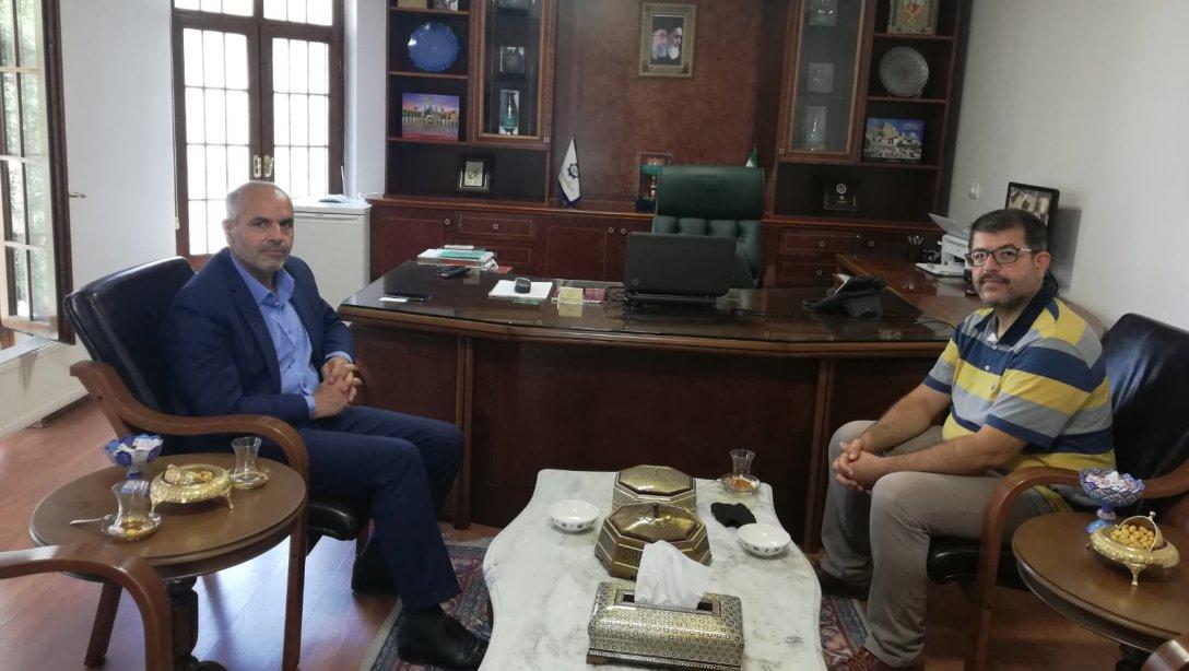 Eğitim Müşavirimiz İran İslam Cumhuriyeti Ankara Büyükelçiliği Kültür Müsteşarı Mahmut Sıtkızade'yi Makamında Ziyaret Etti